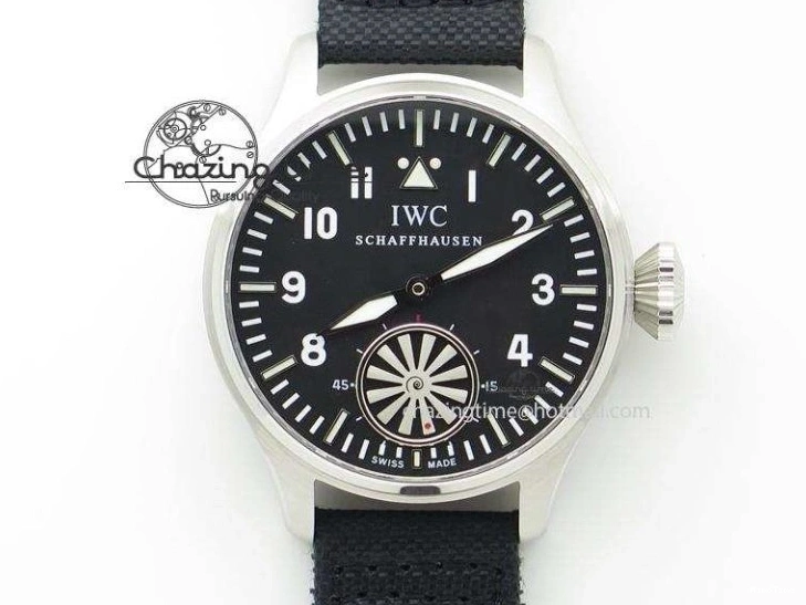 MIROTIME 0215 Big Pilot Real PR IW500432 DFB Limited Edition ZF 1:1 Best Edition On Black Nylon Strap A Fashionable 7276